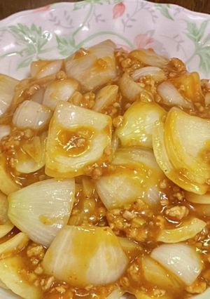 麻婆新玉ねぎ-レシピのメイン写真
