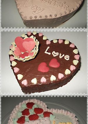 ❤バレンタインにハートのケーキ❤-レシピのメイン写真