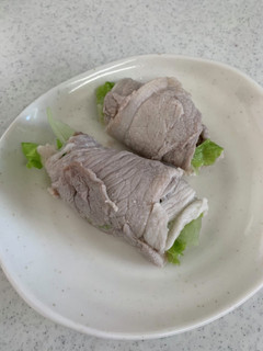 豚バラ肉でロールレタス!-レシピのメイン写真