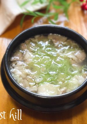 韓国料理・トガニタン(牛筋のコムタン)-レシピのメイン写真