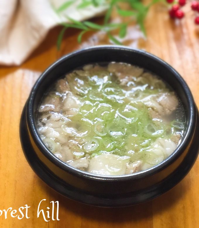 韓国料理・トガニタン(牛筋のコムタン)-レシピのメイン写真