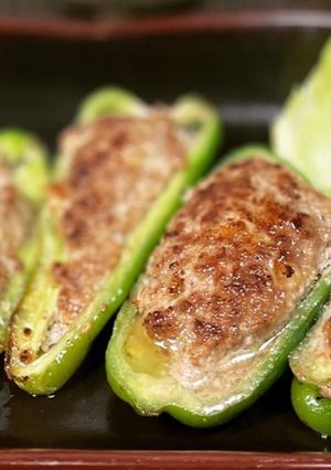肉汁たっぷりピーマン肉詰め-レシピのメイン写真