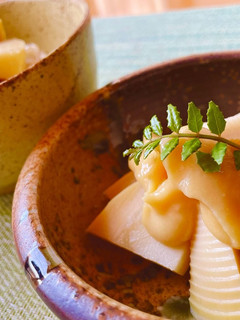 春の味覚【たけのこの酢味噌がけ】-レシピのメイン写真