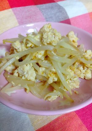 鶏ひき肉ともやしのカレー炒め-レシピのメイン写真