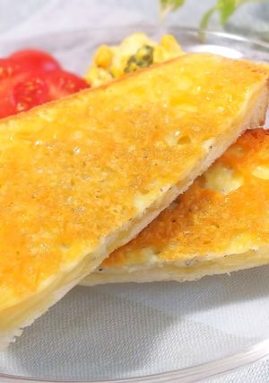 チーズとしらすのフライパントースト-レシピのメイン写真