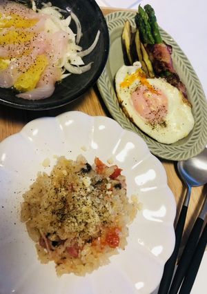 トマト炊き込み-レシピのメイン写真