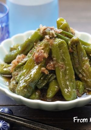 お酒のお供に！ししとうの煮浸し-レシピのメイン写真