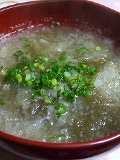 ダイエット!おろし大根ととろろ昆布スープ-レシピのメイン写真