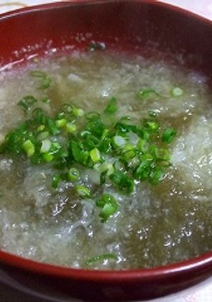 ダイエット!おろし大根ととろろ昆布スープ-レシピのメイン写真