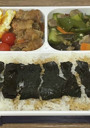 豚肉巻、野菜炒フードマン800弁当-レシピのメイン写真