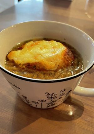 インスタントオニオングラタンスープ-レシピのメイン写真