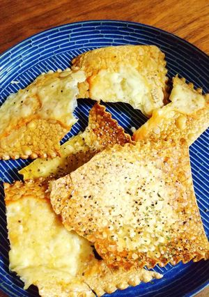 ラザニアのパスタでパリパリおつまみ♡-レシピのメイン写真