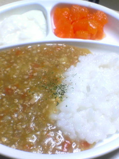 10ヶ月離乳食★大豆のカレーライス-レシピのメイン写真