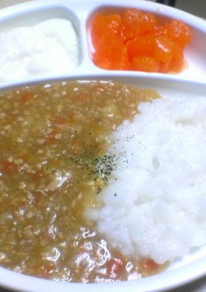 10ヶ月離乳食★大豆のカレーライス-レシピのメイン写真