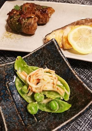 スナップエンドウとかにかまのサラダ-レシピのメイン写真
