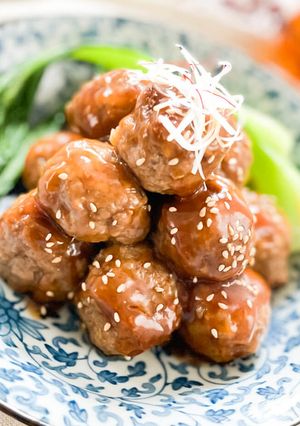 63℃ 中華風肉団子 こってり甘酢あん-レシピのメイン写真