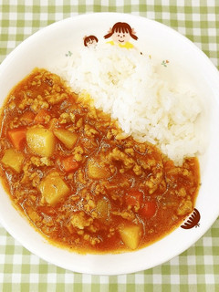 保育園給食★米粉のキーマカレー-レシピのメイン写真