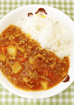保育園給食★米粉のキーマカレー-レシピのメイン写真