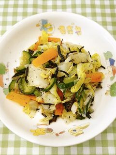 保育園給食★ひじきサラダ-レシピのメイン写真