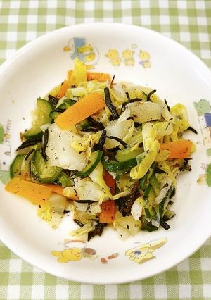 保育園給食★ひじきサラダ-レシピのメイン写真