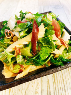 セロリと茎みょうがの柚子胡椒サラダ-レシピのメイン写真