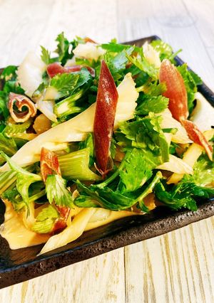 セロリと茎みょうがの柚子胡椒サラダ-レシピのメイン写真