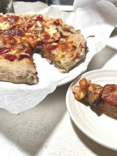 簡単!ナスとアンチョビの全粒粉ピザ♪-レシピのメイン写真