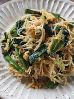 ニラたっぷり!ニラのそうめんチャンプルー-レシピのメイン写真