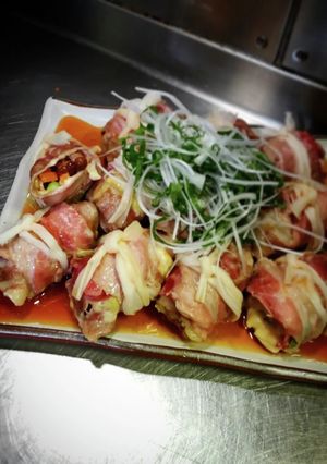 野菜と茸のチーズ入り豚ロール@≧↺≦@ノ-レシピのメイン写真