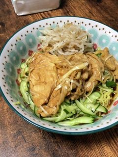 鶏ムネたっぷり冷やし中華-レシピのメイン写真