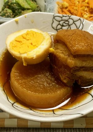 圧力鍋で簡単♬豚の角煮-レシピのメイン写真
