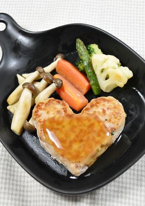 ヘルシーまぐろたたきの豆腐バーグ-レシピのメイン写真