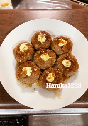 牛カルビハンバーグ-レシピのメイン写真
