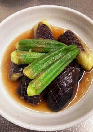 なすとオクラの煮浸し(レンチンver.)-レシピのメイン写真
