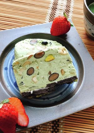 簡単和風アイスケーキ＊抹茶カッサータ-レシピのメイン写真