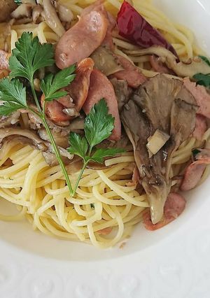 舞茸のサクサク☆オイル系パスタ-レシピのメイン写真