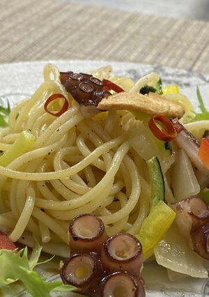 アボカドと蛸のカッペリーニ-レシピのメイン写真