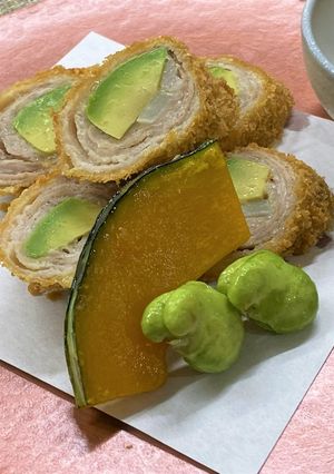アボカドと新玉葱・豚巻きフライ -レシピのメイン写真