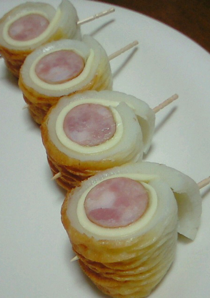 ちくわのチーわさウインナー巻き-レシピのメイン写真