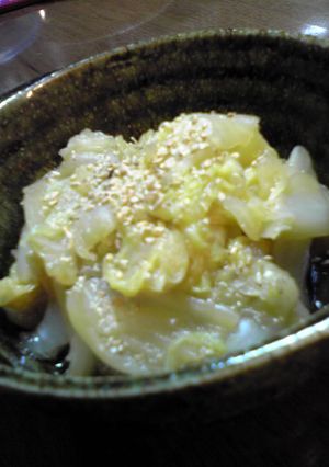 しんなり白菜でにんにくしょう油-レシピのメイン写真