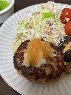 【お手軽】和風ハンバーグ-レシピのメイン写真