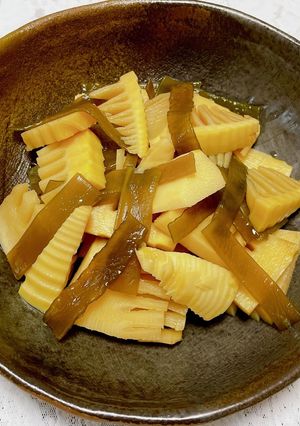 タケノコと茎わかめの煮もの-レシピのメイン写真