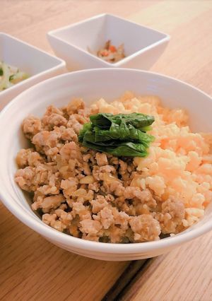 野菜も摂れちゃう三色そぼろ丼-レシピのメイン写真