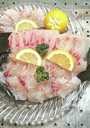 メジナの姿造り（グレ）-レシピのメイン写真