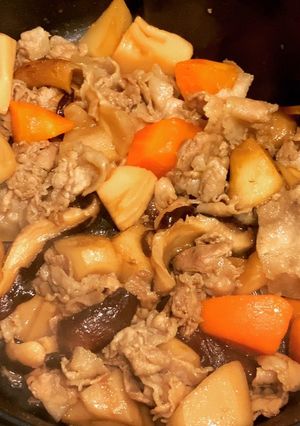 豚バラで筑前煮風(時短ver)-レシピのメイン写真
