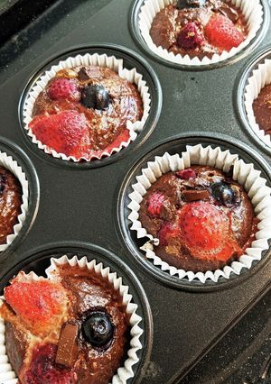 オートミールとプロテインのカップケーキ-レシピのメイン写真