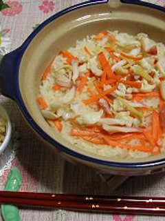 ホッキ貝の炊き込みご飯☆彡-レシピのメイン写真