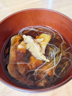 マイメモ♪鶏肉、干し椎茸、春雨のスープ-レシピのメイン写真