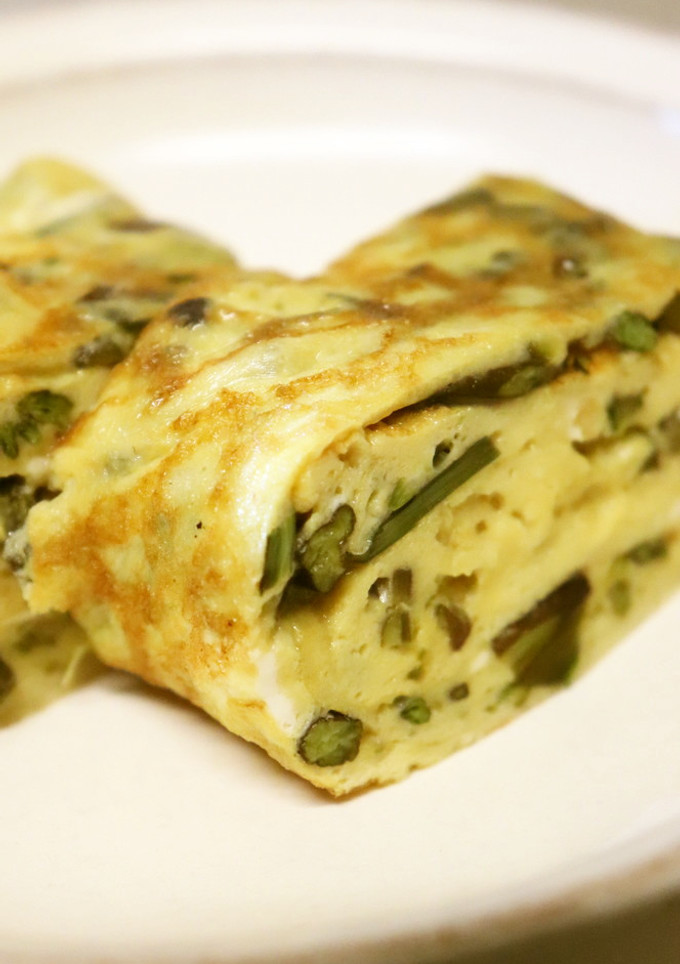 朝昼夕♪美味♪蕨の炒め煮入り卵焼き-レシピのメイン写真