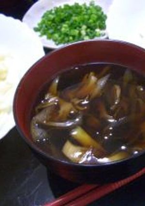 まいたけとねぎのあったかつけ汁うどん☆ミ-レシピのメイン写真